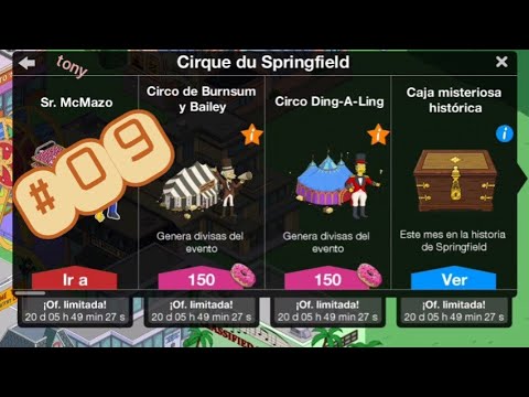 Los Simpson Springfield "Cirque'22: Capítulo 9 - Circo Burnsum-Bailey y Circo Ding-A-Ling" por Tony