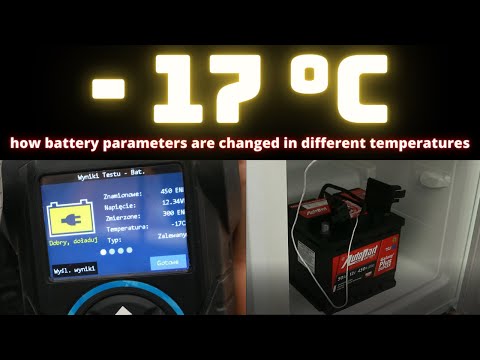 How battery parameters are changed in different temperatures