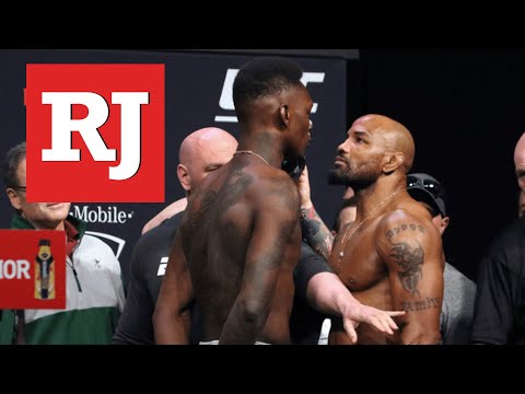 UFC 248 co-main and main event ceremonial weigh-in
