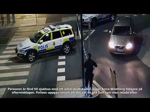 Man död efter skottlossning från bil