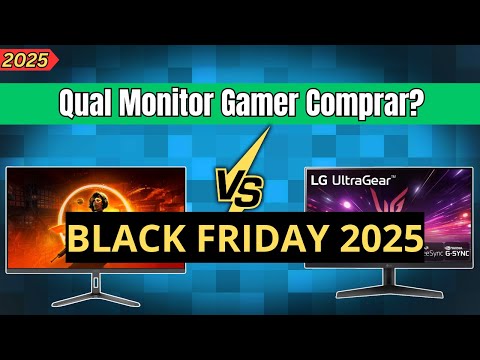 AOC 24G30E vs LG UltraGear 24GS60F-B | Qual o MELHOR Monitor Gamer de 2025? [Comparativo Completo]