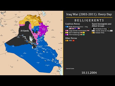 Iraq War (2003-2011): Every Day/Month