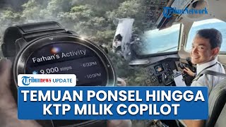 Basarnas Benarkan Jam Pintar Copilot Pesawat ATR 42-500 Rekam Langkah Kaki, Dompet & KTP Ditemukan