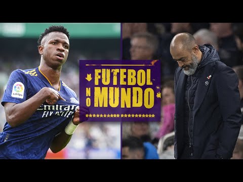 Futebol no Mundo 51: Mudança no comando no Tottenham, crise na Juventus, Vini Jr em alta