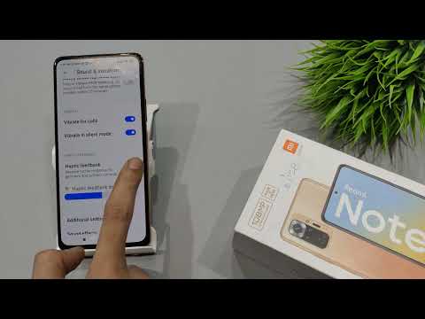 Redmi note 10 pro max vibration and haptic setting | Redmi note 10 pro me vibration and haptic kare