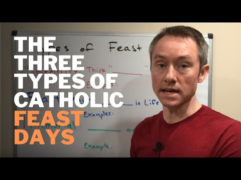 3 Types of Catholic Feast Days: Solemnities, Feasts, and Memorials