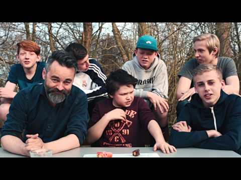 Confirmation chili tasting with English and German subtitles