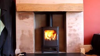 Fireplace breakout and installation of Morso 04