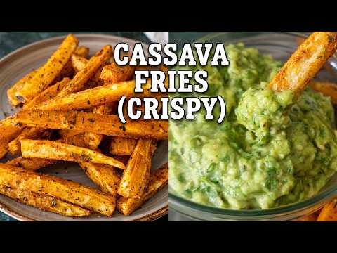 The BEST Oven Baked Cassava Fries (Crispy Without Deep Frying!) | Cook With Charla