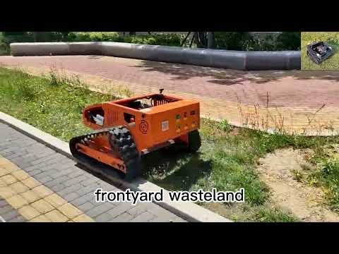 bezprzewodowa kosiarka samokosnąca sterowana radiowo, najlepsza zdalnie sterowana kosiarka robotyczn