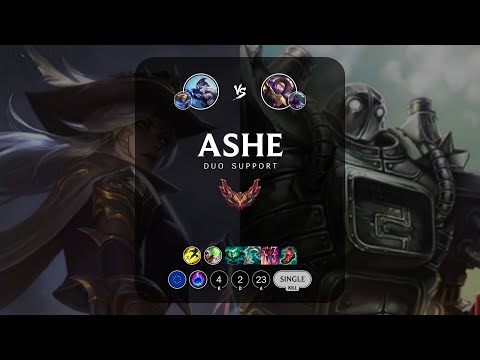 Ashe Support vs Blitzcrank - EUW Grandmaster Patch 13.10
