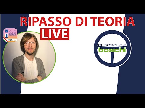 Patente  LIVE | Ripasso Segnaletica orizzontale | Autoscuola Boschi
