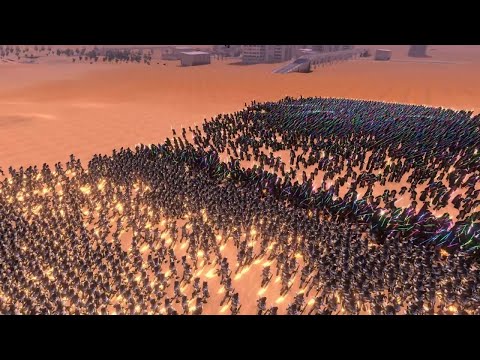 5000 Soul Tyrants' vs  5000 Laser Knight's | Ultimate Epic Battle Simulator |