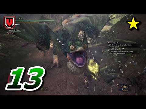 New World Problems [MR1★] - Pukei Pukei // MHW ICEBORNE walkthrough part 13 (Lance solo)
