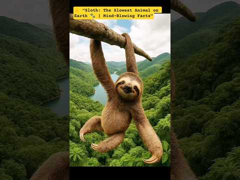 👉 “Sloth: The Slowest Animal on Earth 🐾 | Mind-Blowing Facts” #facts #animals #sloth