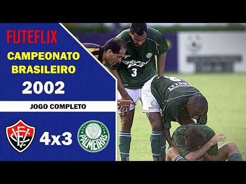 Vitória 4x3 Palmeiras - Brasileirão 2002 - Jogo Completo