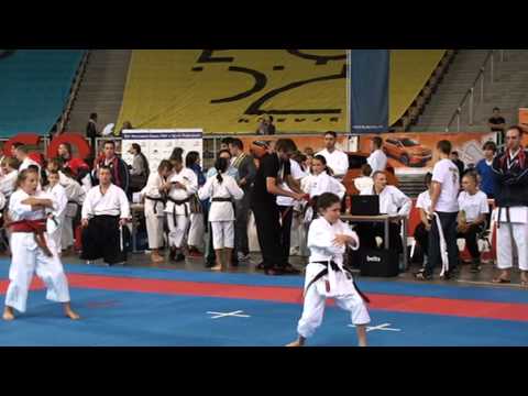 Erin Jackson Individual Kata First Round at the ITKF 2nd European Children's Cup Lodz Poland 2012