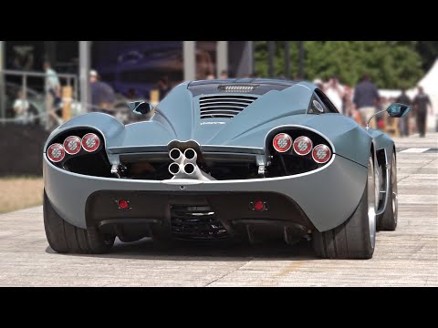 2022 Pagani Huayra CODALUNGA & R in Action | Start Up, Accelerations & Exhaust Sounds!