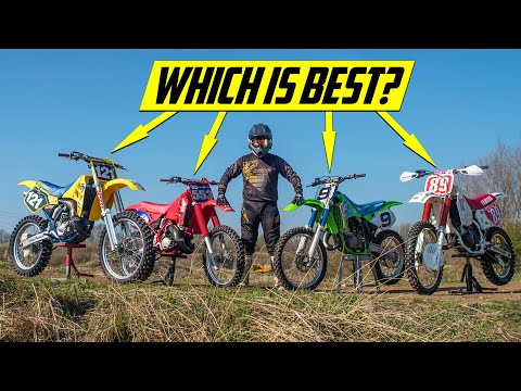 30-Year-Old 125cc Dirt Bike Shootout! RM vs CR vs KX vs YZ