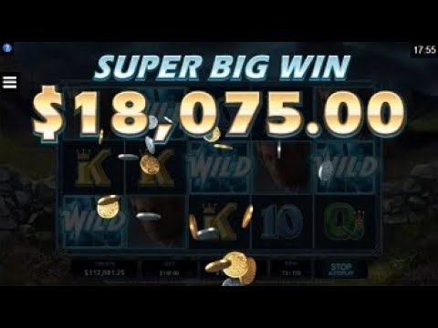 SUPER BIG WIN On Highlander Slot Machine from Microgaming