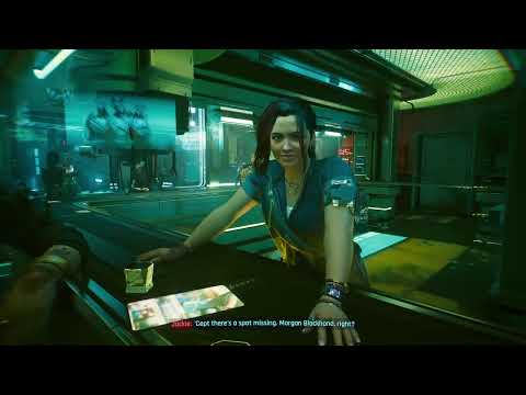 Cyberpunk 2077 – Asking Claire What Happened to Morgan Blackhand