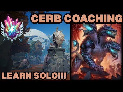 COACHING A DIAMOND SUB!!! - Cerberus Solo Coaching Smite 2 By A Pro