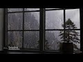 Rain Sound On Window with Thunder SoundsㅣHeavy Rain for Sleep, Study and Relaxation, Meditation