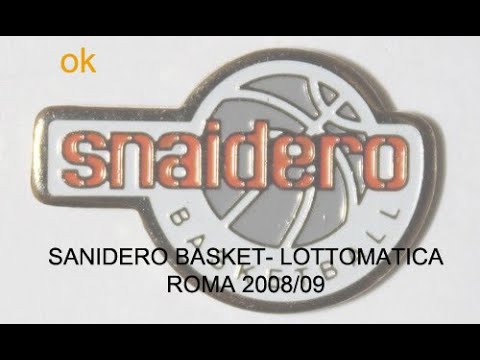 SANIDERO BASKET- LOTTOMATICA ROMA 2008