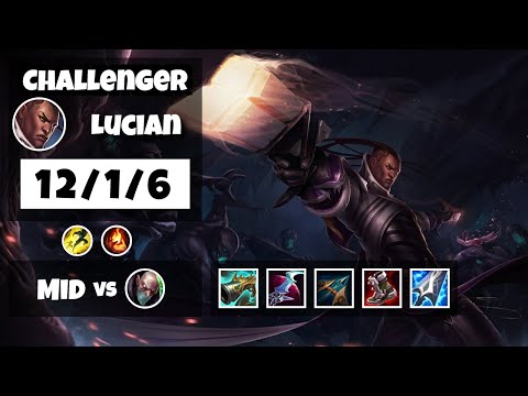 Lucian vs Singed BR Challenger MID (12/1/6) - v11.16