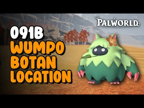 Wumpo Botan Location - Paldeck 091 B | Palworld