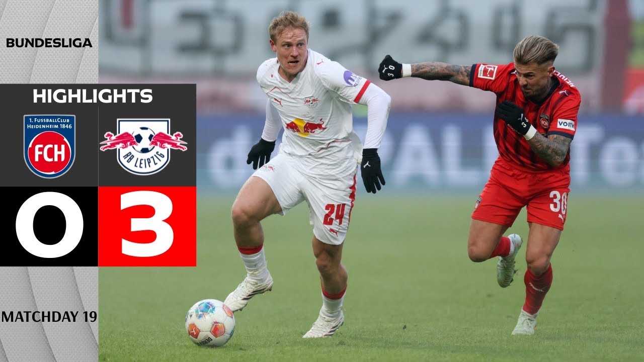 Heidenheim vs RB Leipzig Highlights & Goals Season 2025/2026