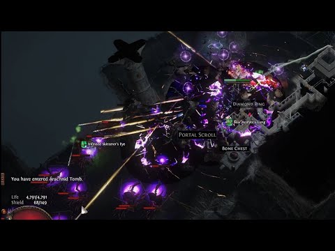 [Path of Exile 3.12] Toxic Rain/Caustic Arrow Deadeye Build Guide - Feat. Fork & Chain