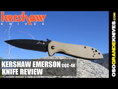 Kershaw Emerson CQC-4K Framelock Folding Knife Review | OsoGrandeKnives