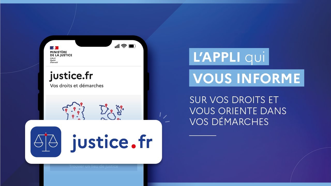 Application mobile justice.fr