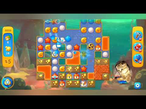 Fishdom 2022, no Boosters,  9659  level  -  прохождение без бустеров,  9659  уровень.