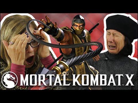 IDOSOS REAGEM A MORTAL KOMBAT X - FATALITIES