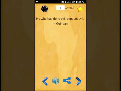 Best African Proverbs with Offline audio Video