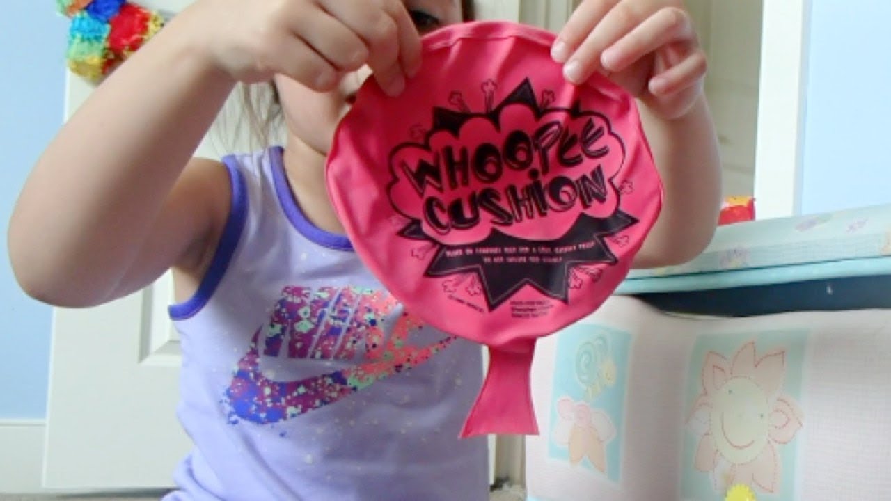 Sophia's Whoopee Cushion Fun! | ThePlusSideOfThings