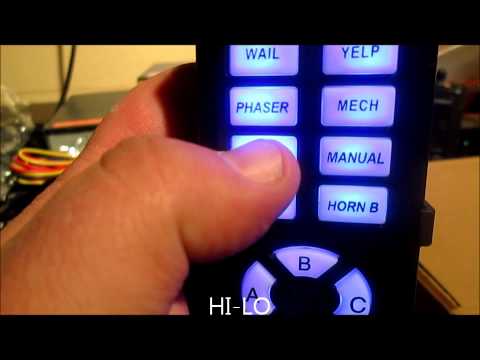 VOLUNTEER HANDHELD SIREN & LIGHT CONTROLLER