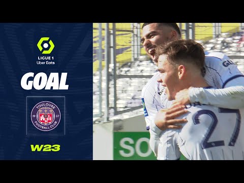 Goal Thijs-Jacco-Jan DALLINGA (37' - TFC) TOULOUSE FC - STADE RENNAIS FC (3-1) 22/23