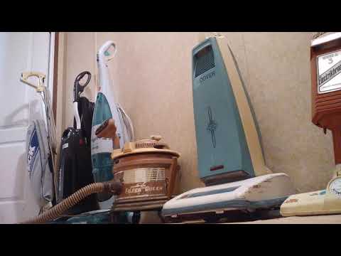 Filter Queen Model 31 (1978) vacuum in action