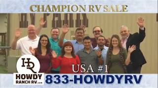 preview picture of video 'CHAMPION RV SALE - SUPERBOWL SUNDAY 2018 COMMERCIAL NBC KRIS 6'