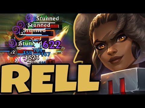 Wild Rift Rell Baron Lane Gameplay (Build & Runes)