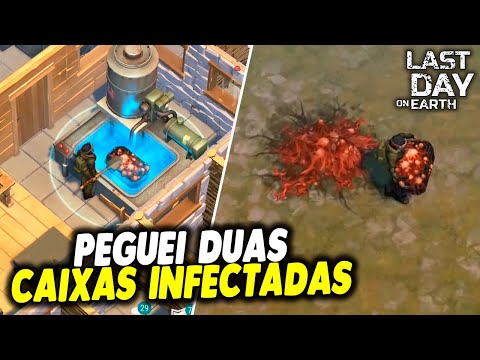PEGUEI DUAS CAIXAS INFECTADAS - Last Day On Earth
