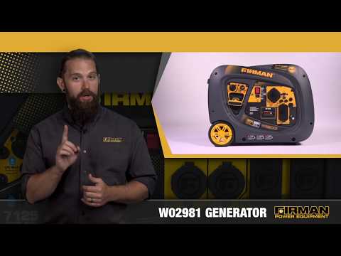 FIRMAN W02981 Inverter Generator