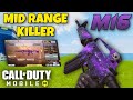 This M16 Gunsmith is a Mid Range killer!🔥| Best M16 Gunsmith! | COD MOBILE BR