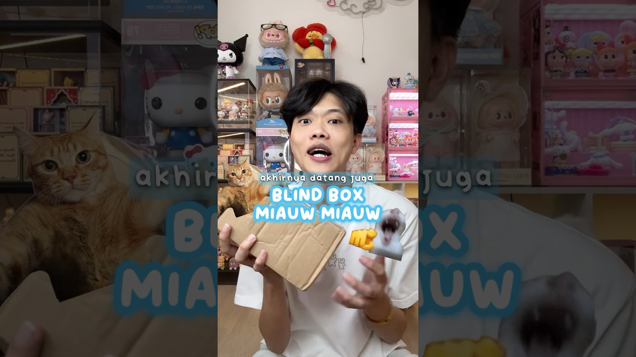 BLINDBOX MIAUW MIAUW ! ISINYA MEME KUCING YANG VIRAL HAHAHA 😹✨ KALIAN SUKA KUCING YANG MANA ?!