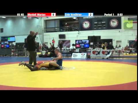 65 KG CR2 - Montell Marion (TMWC) vs. Cole VonOhlen (Air Force)