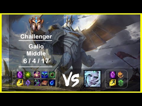 KR Challenger Replays Middle Galio vs Viego Ep.3828