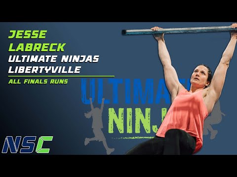NSC 1st Place Jesse Labreck | Every Finals Run From Ultimate Ninjas Qualifier | Season 2